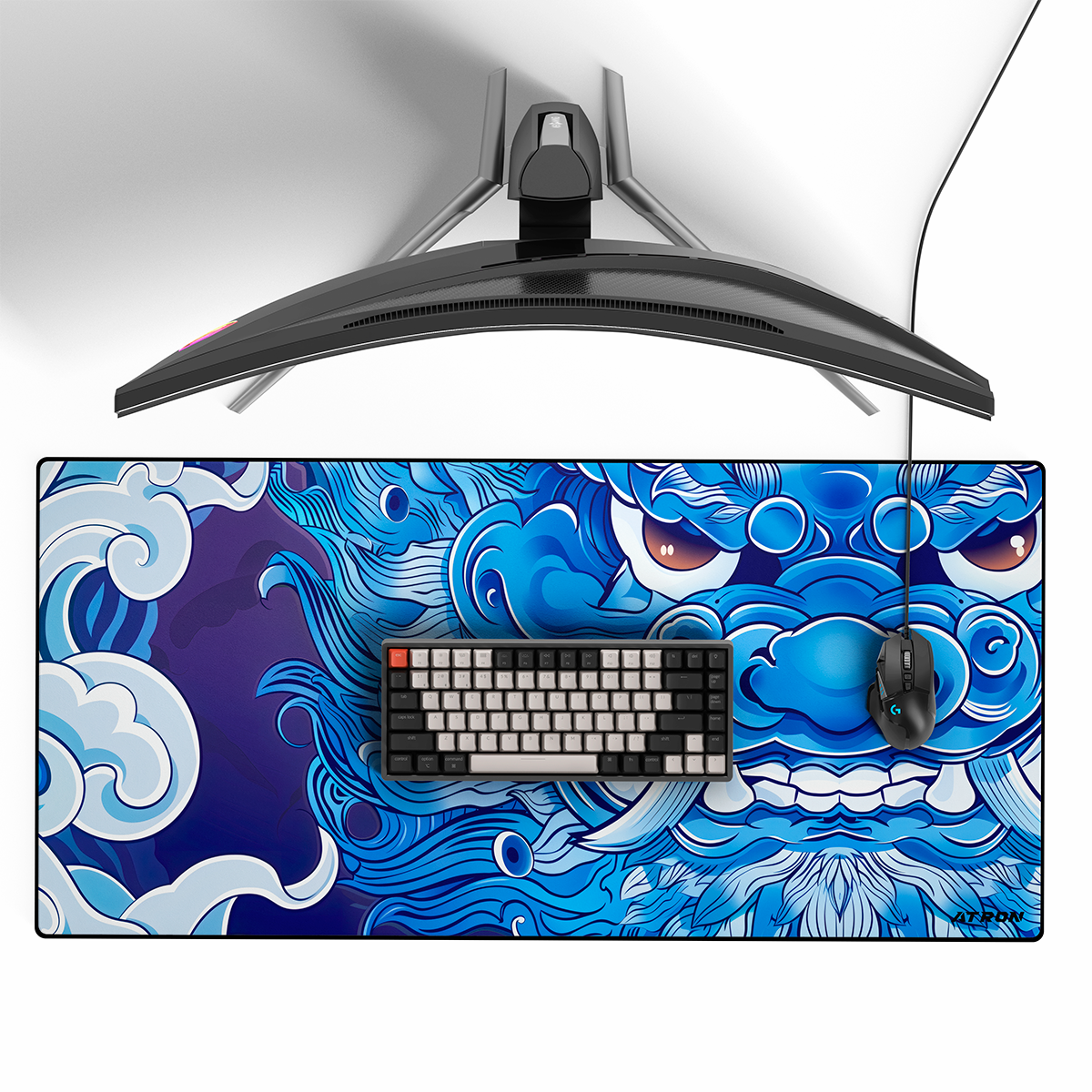 Mousepad - Blue Oni Rage