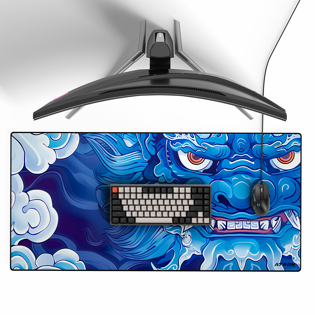Mousepad - Blue Oni Rage V2