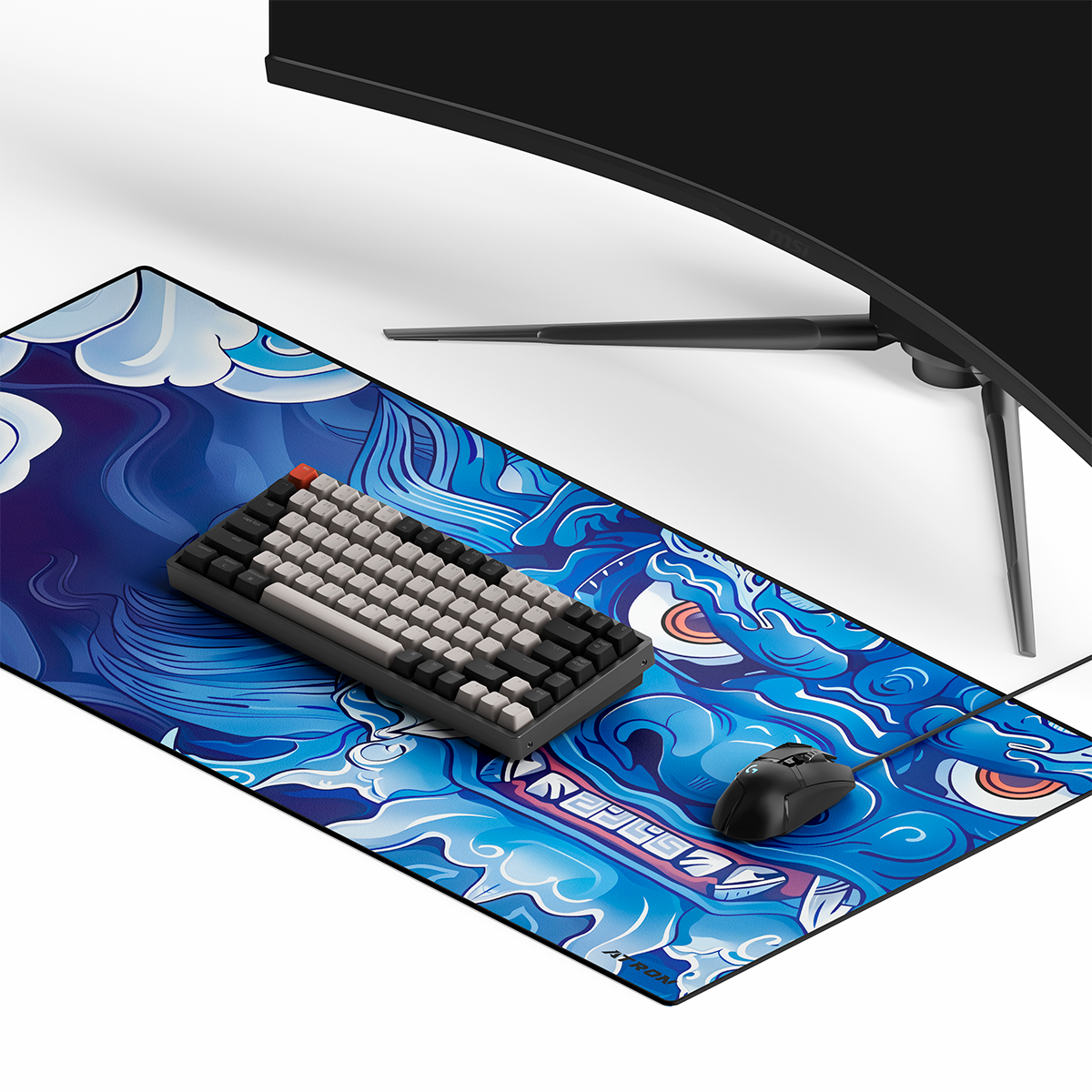 Mousepad - Blue Oni Rage V2