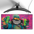 Mousepad - Samurai Neon