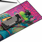 Mousepad - Samurai Neon