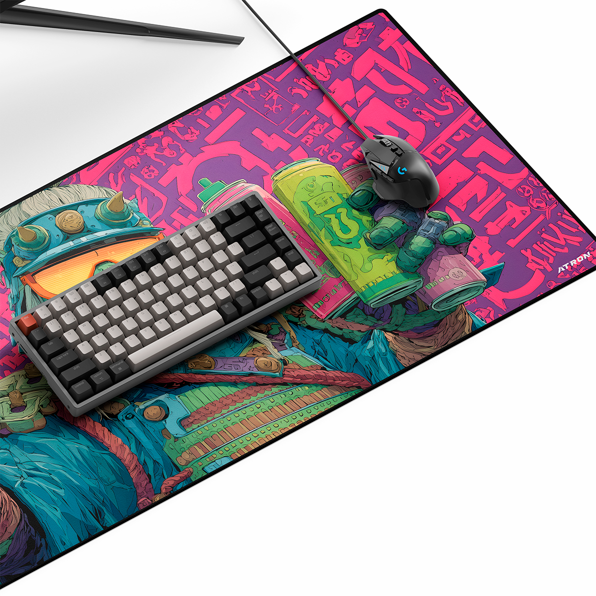 Mousepad - Samurai Neon